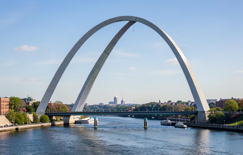 St. Louis, Missouri'de Gateway Arch kemeri